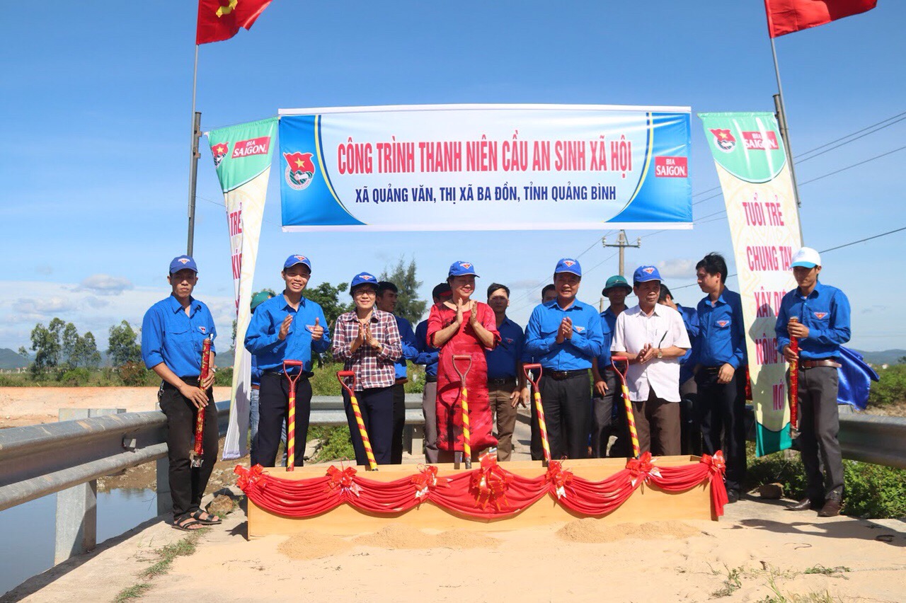 Sabeco hỗ trợ 1,5 tỷ  đồng xây dựng cầu dân sinh tại Quảng Bình