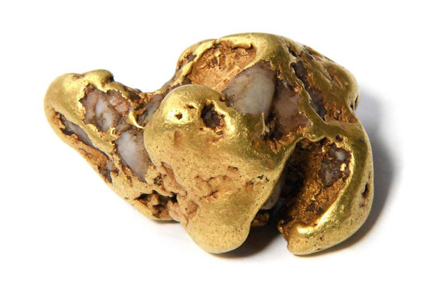 Hình dạng của quặng vàng này cho thấy có thể có những quặng lớn khác gần nơi nó được tìm thấy. (Nguồn: PAUL JACOBS / PICTUREEXCLUSIVE.COM)