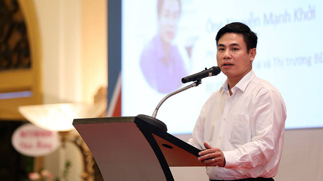 Ông Nguyễn Mạnh Khởi, Phó cục trưởng Cục Quản lý nhà và thị trường bất động sản.