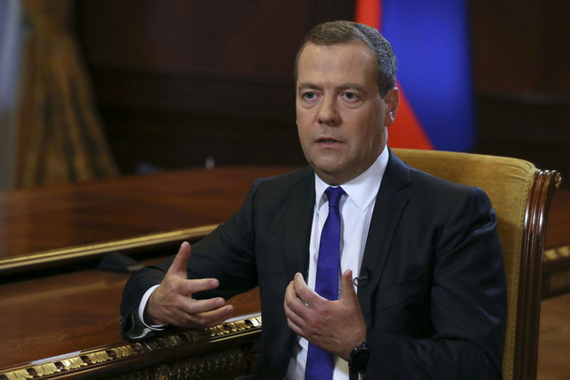 
Thủ tướng Nga Dmitry Medvedev (Ảnh: Reuters)
