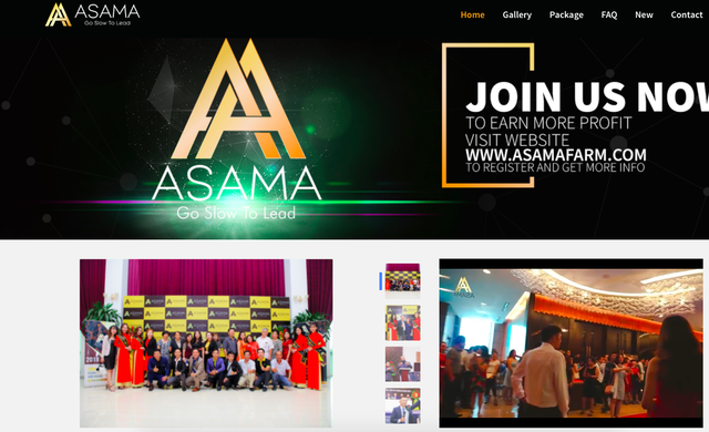  Công ty tiền ảo Asama Mining được giới thiệu rầm rộ trên website và trên youtute.
