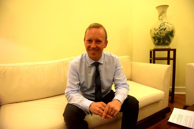 Đại sứ Anh tại Việt Nam Gareth Ward (Ảnh: Toàn Vũ)