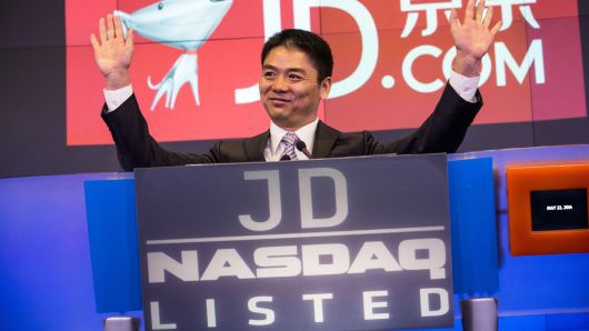 Ông Richard Qiangdong Liu, người sáng lập, chủ tịch và CEO của JD.com. (Nguồn: Getty Images)