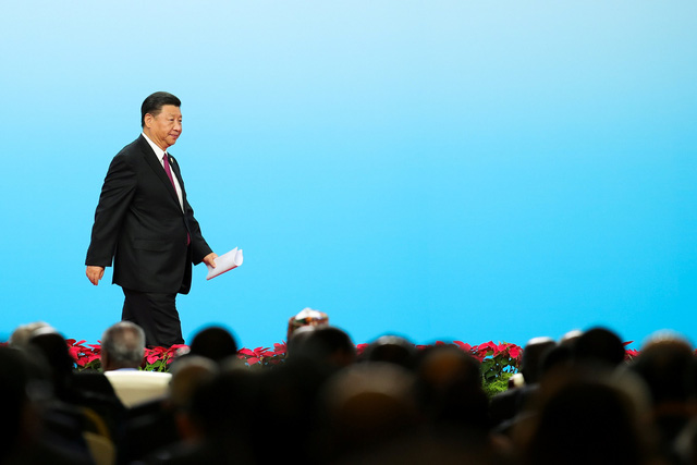 Ông Tập Cận Bình phát biểu tại hội nghị với sự tham gia của các lãnh đạo và đại diện doanh nghiệp Trung Quốc, châu Phi ở Bắc Kinh hôm 3/9 (Ảnh: Reuters)