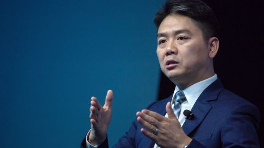 Ông Richard Liu, người sáng lập và CEO của JD.com. (Nguồn: Billy H.C. Kwok | Bloomberg | Getty Images)