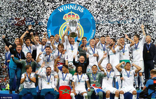 
Real Madrid vẫn là đội bóng kiếm tiền giỏi nhất thế giới
