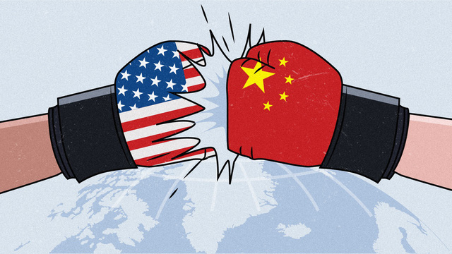 Chiến tranh thương mại Mỹ-Trung sẽ có tác động nhất định tới tình hình ngân sách của Việt Nam. (Ảnh minh hoạ).