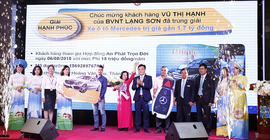 Bảo Việt trao xe Mercedes-Benz C200 cho khách hàng tham gia chương trình “Mùa hè sôi động” 