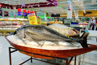 Cửa vào siêu thị nội địa của thuỷ sản Việt gặp gian nan (ảnh minh hoạ:VASEP)