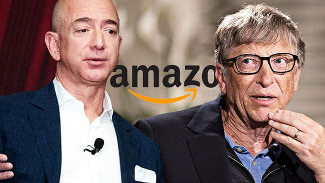
Tỉ phú Bezos hiện giàu hơn Bill Gates 63 tỉ USD. Ảnh: WSJ

