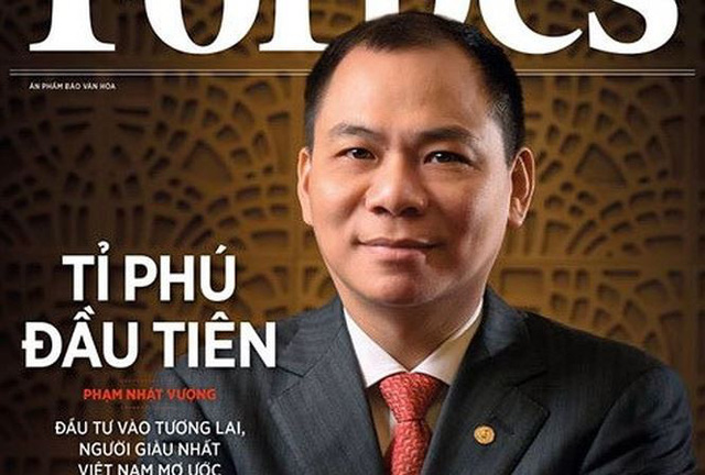 Ông Phạm Nhật Vượng là tỷ phú USD đầu tiên của Việt Nam và vẫn đang là người giàu nhất nước.