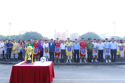 Tưng bừng khai mạc giải bóng đá học sinh THPT Hà Nội 2018  - Ảnh 3