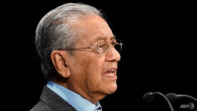 Thủ tướng Mahathir cho rằng các siêu dự án vay vốn của Trung Quốc không có lợi gì cho Malaysia và quá tốn kém để được tài trợ bởi Chính phủ. (Nguồn: AFP/Kazuhiro Nogi)