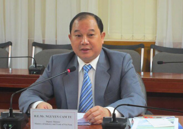 Ông Nguyễn Cẩm Tú, nguyên Thứ trưởng Bộ Công thương (ảnh cổng thông tin điện tử Bộ Công thương)