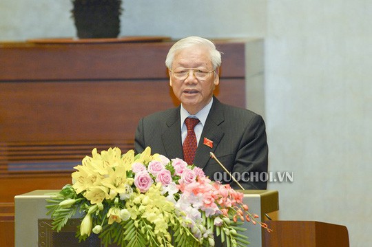 Chủ tịch nước Nguyễn Phú Trọng trình Quốc hội phê chuẩn Hiệp định CPTPP