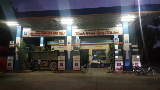 Cửa hàng xăng dầu Nghi Phú 2 nơi xảy ra sự việc.