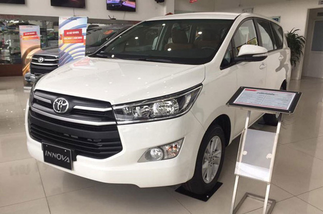 
Mẫu MPV Toyota Innova tăng giá thêm 20 - 40 triệu đồng.
