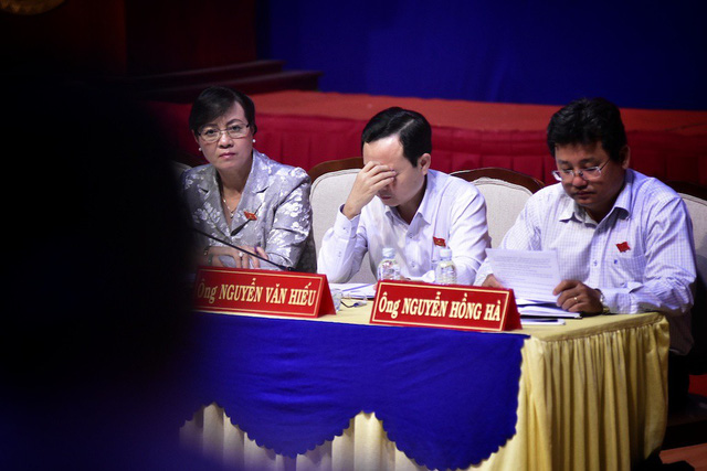 Đại biểu Quốc hội, Chủ tịch HĐND TPHCM Nguyễn Thị Quyết Tâm lắng nghe ý kiến cử tri