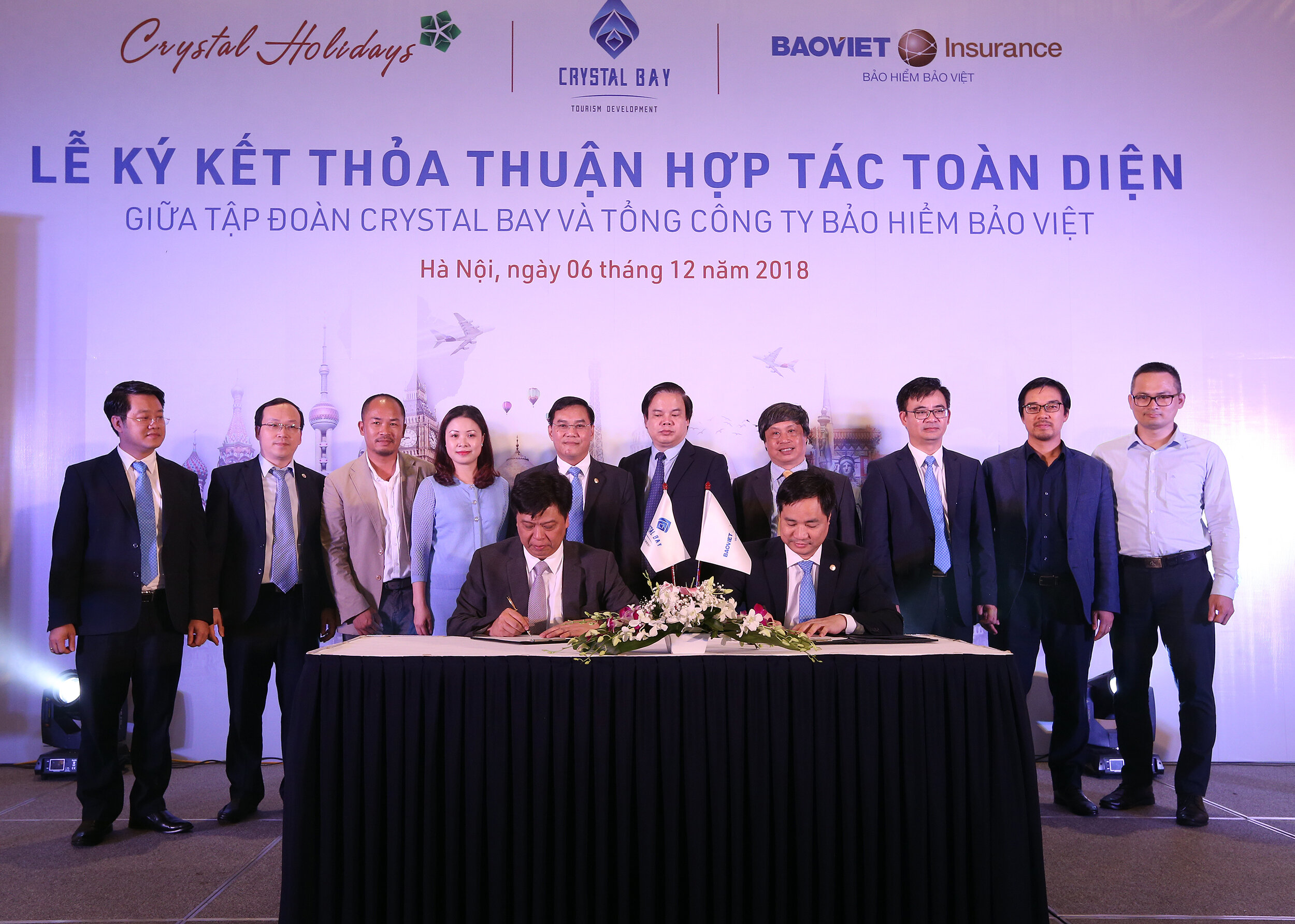 Crystal Bay ký thỏa thuận hợp tác toàn diện với Bảo hiểm Bảo Việt 