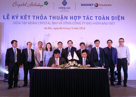 Crystal Bay ký thỏa thuận hợp tác toàn diện với Bảo hiểm Bảo Việt 