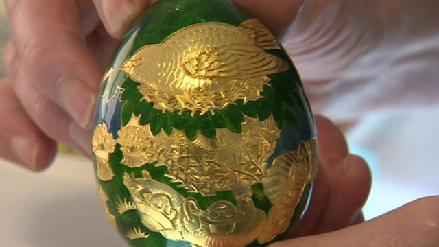 Quả trứng này là một trong 12 quả được sản xuất cho một cuộc thi do Cadburys tổ chức từ năm 1983.