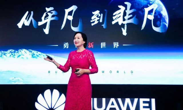 
Giám đốc tài chính Huawei Mạnh Vãn Chu. (Ảnh: Getty)
