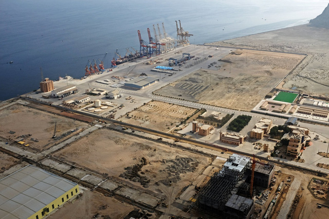 Cảng Gwadar, công trình nằm trong dự án Vành đai, con đường của Trung Quốc tại Pakistan (Ảnh: Reuters)