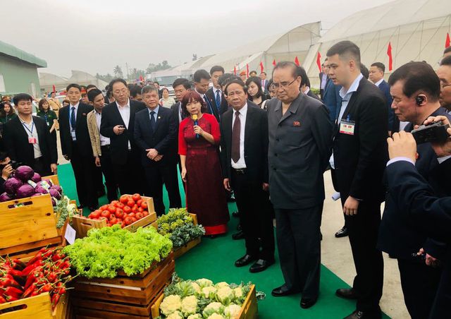 Đoàn Triều Tiên thăm tổ hợp sản xuất ô tô, nông nghiệp công nghệ cao tại Hải Phòng - 9