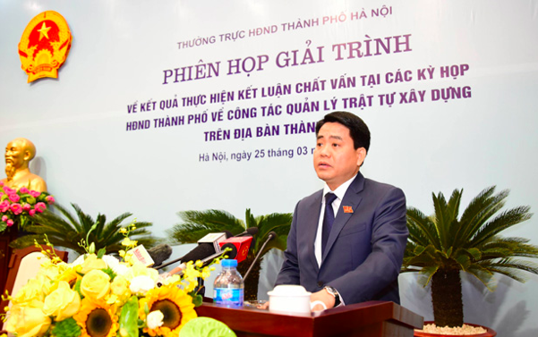 Chủ tịch Hà Nội: Chuyển 10 công trình sai phạm sang cơ quan điều tra