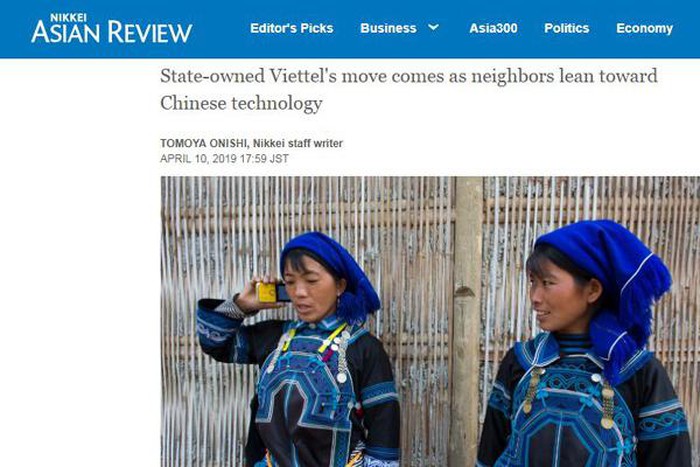 Nikkei rút thông tin sai về Viettel 