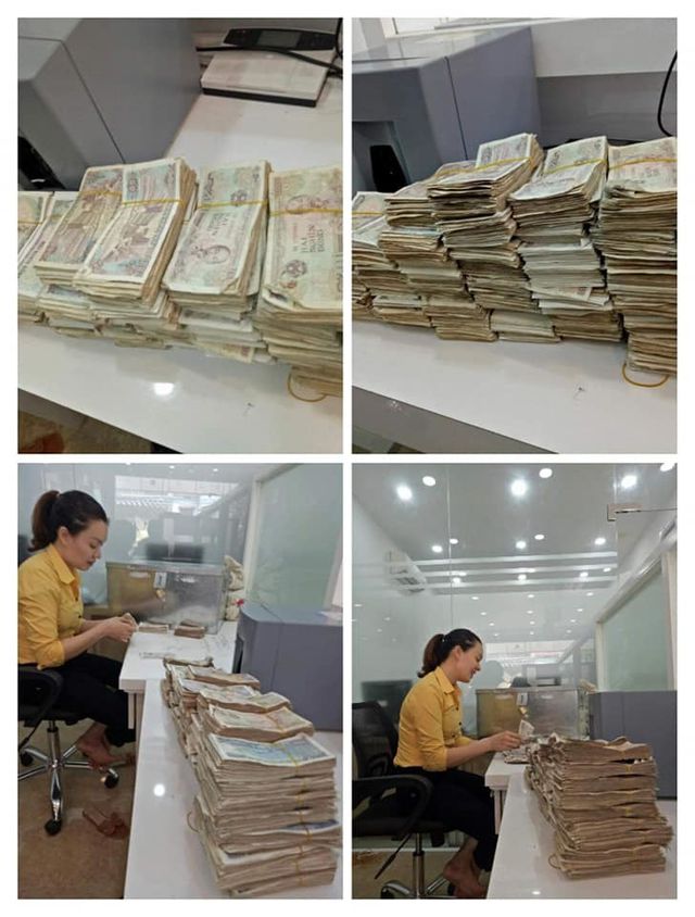 Vợ chồng già 78 tuổi chở bao tải tiền gửi tiết kiệm: Hy hữu ở Quảng Bình - 4