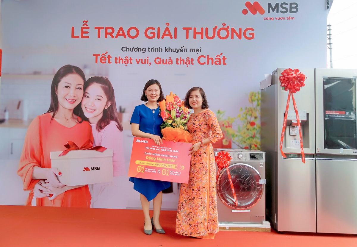 Tìm ra khách hàng may mắn trúng giải đặc biệt chương trình ưu đãi Xuân 2019 từ MSB
