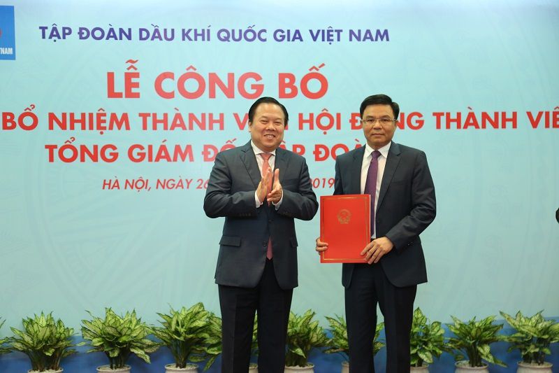 Ông Lê Mạnh Hùng được bổ nhiệm là Tổng giám đốc Tập đoàn Dầu khí