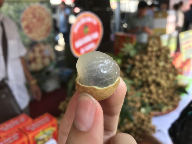 140 nghìn đồng/kg nhãn cổ đường phèn, dân Hà Nội vẫn xếp hàng tranh mua - 2
