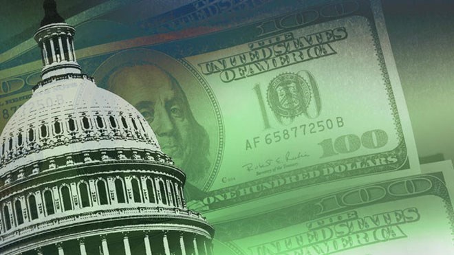 Thâm hụt ngân sách của Mỹ trong năm tài chính tiếp theo được dự báo lên 1.000 tỷ USD