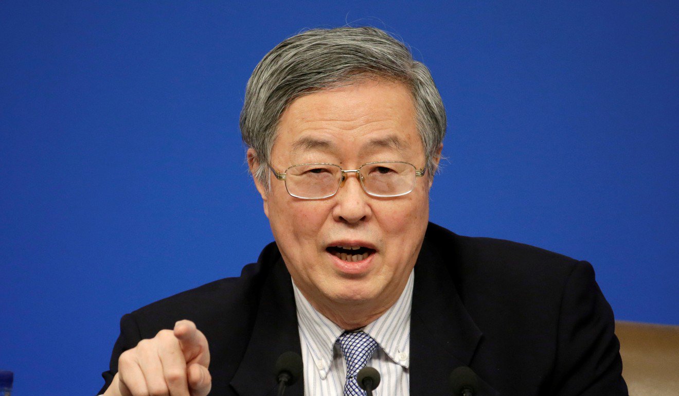 Former governor of the Peopleâs Bank of China, Zhou Xiaochuan. Photo: Reuters
