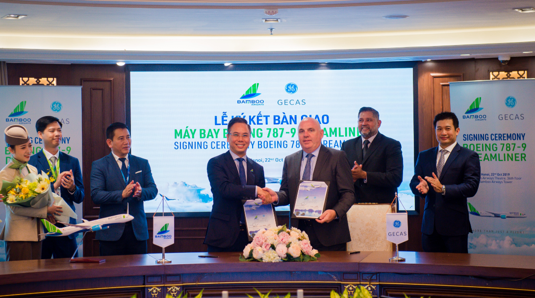 Bamboo Airways chính thức nhận bàn giao hai máy bay Boeing 787-9 Dreamliner