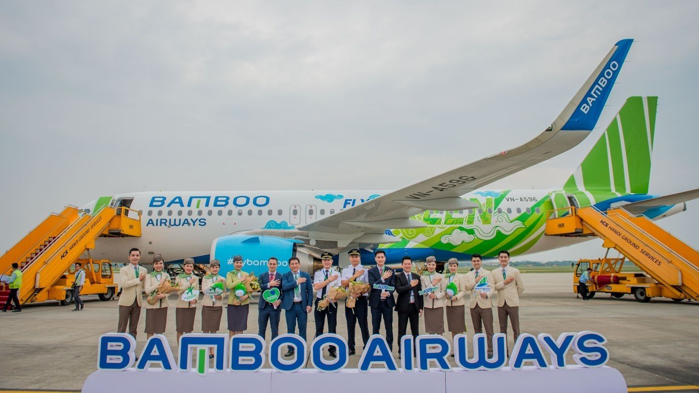 Bamboo Airways đón máy bay Airbus A320neo đầu tiên trong chiếc áo “Fly Green” ấn tượng