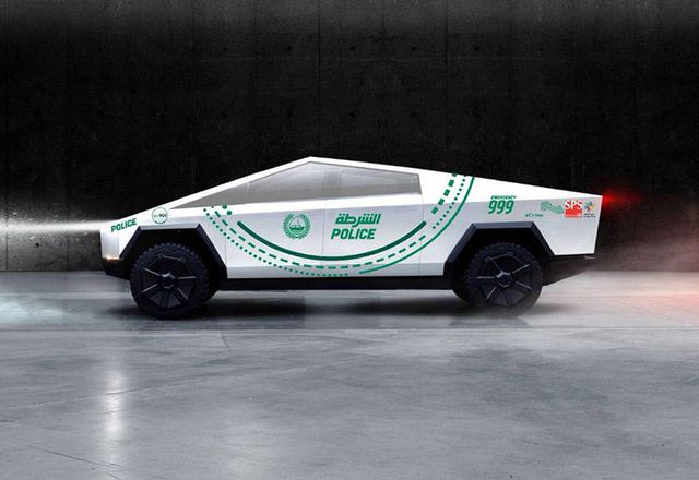 Cảnh sát Dubai chọn Tesla Cybertruck, trong khi người Anh tín nhiệm Ranger Raptor - 1