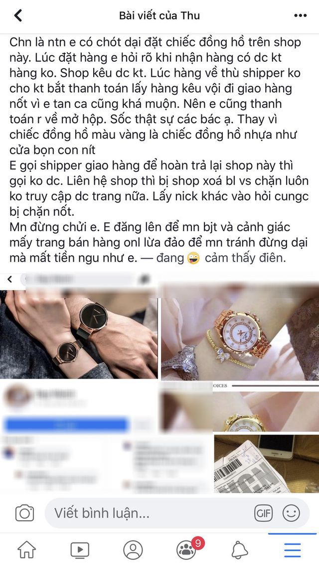 Cô gái khóc thét vì mua đồng hồ sang chảnh, nhận về đồng hồ... nhựa (!?) - 1