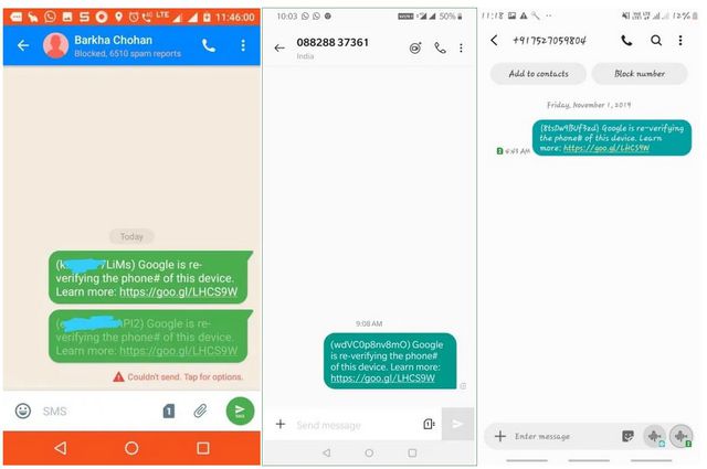 Google tự ý gửi tin nhắn từ smartphone mà người dùng không hay biết - 1