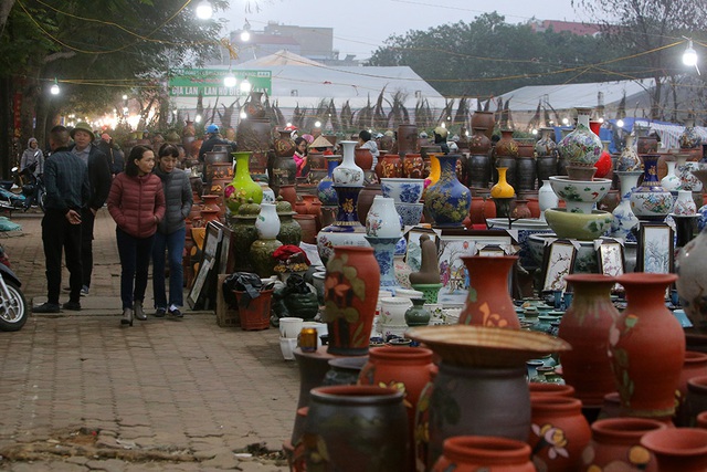 Sôi động chợ hoa Tết lớn nhất Hà Nội - 4