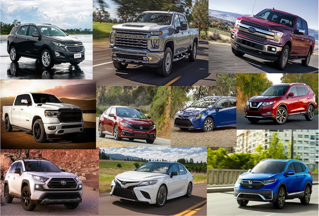 10 thương hiệu bán nhiều xe nhất nước Mỹ năm 2019 - 2