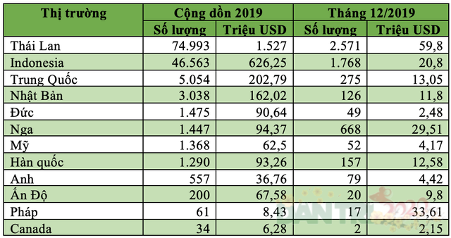 Việt Nam nhập khẩu bao nhiêu ôtô từ Thái Lan và Indonesia trong năm 2019? - 3