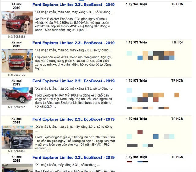 Giảm sốc 269 triệu, Ford Explorer “thay đời” hay muốn cạnh tranh tất tay? - 1