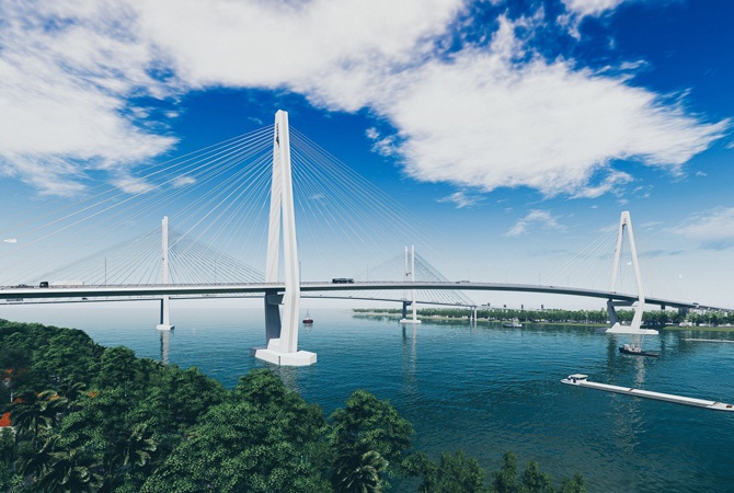“Rót” hơn 5.000 tỷ đồng xây dựng dự án cầu Mỹ Thuận 2