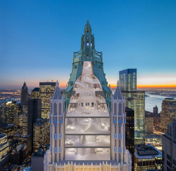 Bên trong căn hộ Penthouse trên đỉnh tòa nhà nổi tiếng nhất New York