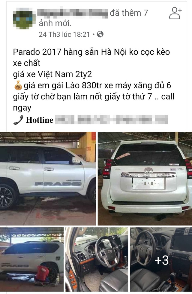 Bùng nổ ô tô cũ biển Lào bán giá siêu rẻ tại Việt Nam - 1