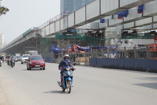Ngày 30/9 thông xe đường trên cao Mai Dịch - Nam Thăng Long - 10