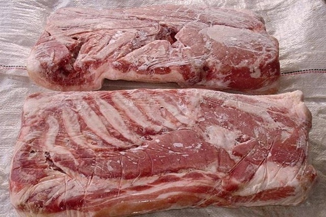 Gần 47.000 tấn thịt lợn nhập khẩu tràn về, giá rẻ bằng nửa ngoài chợ - 1